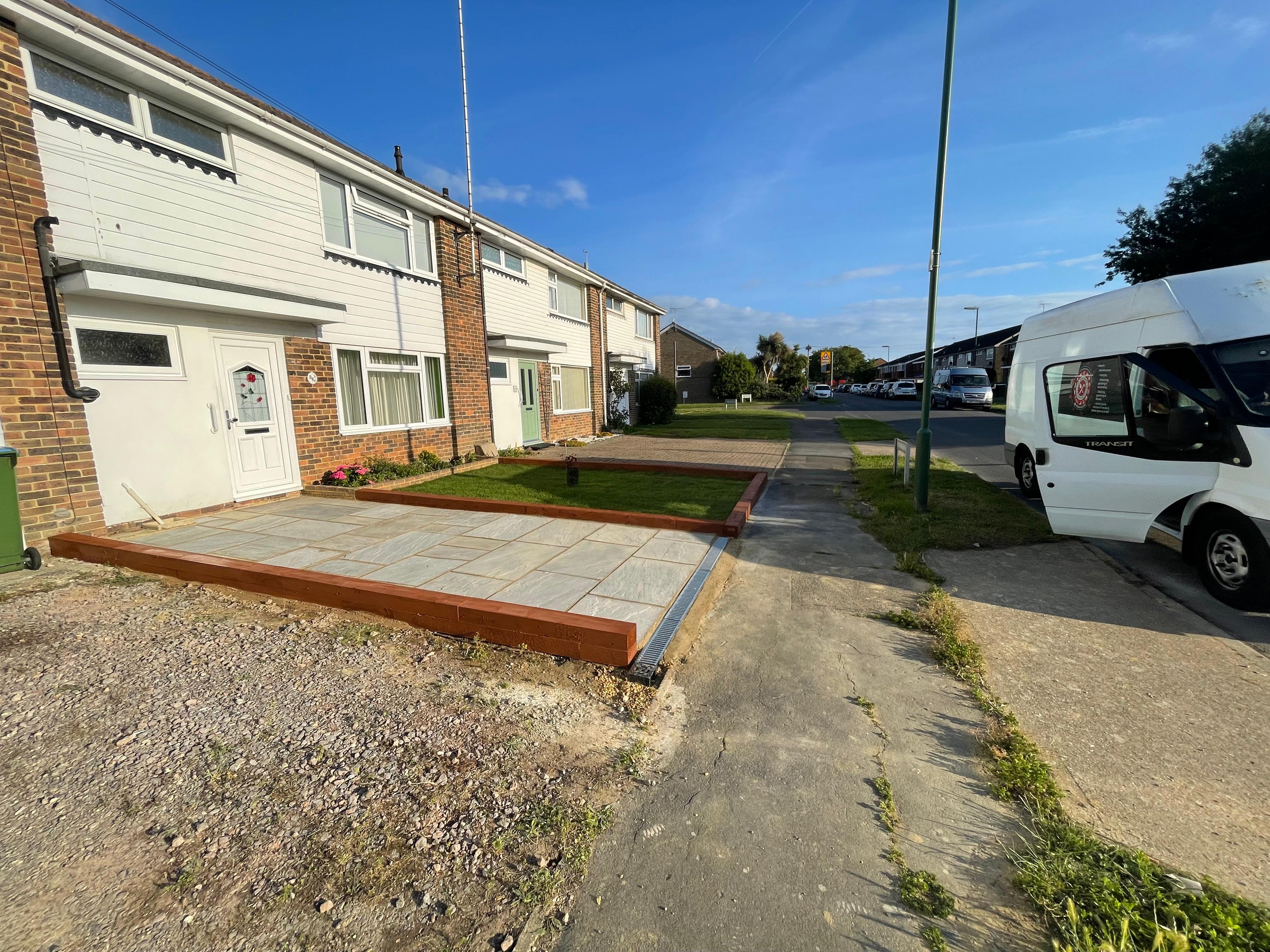 Patio and driveway work by HP Building Services Sussex