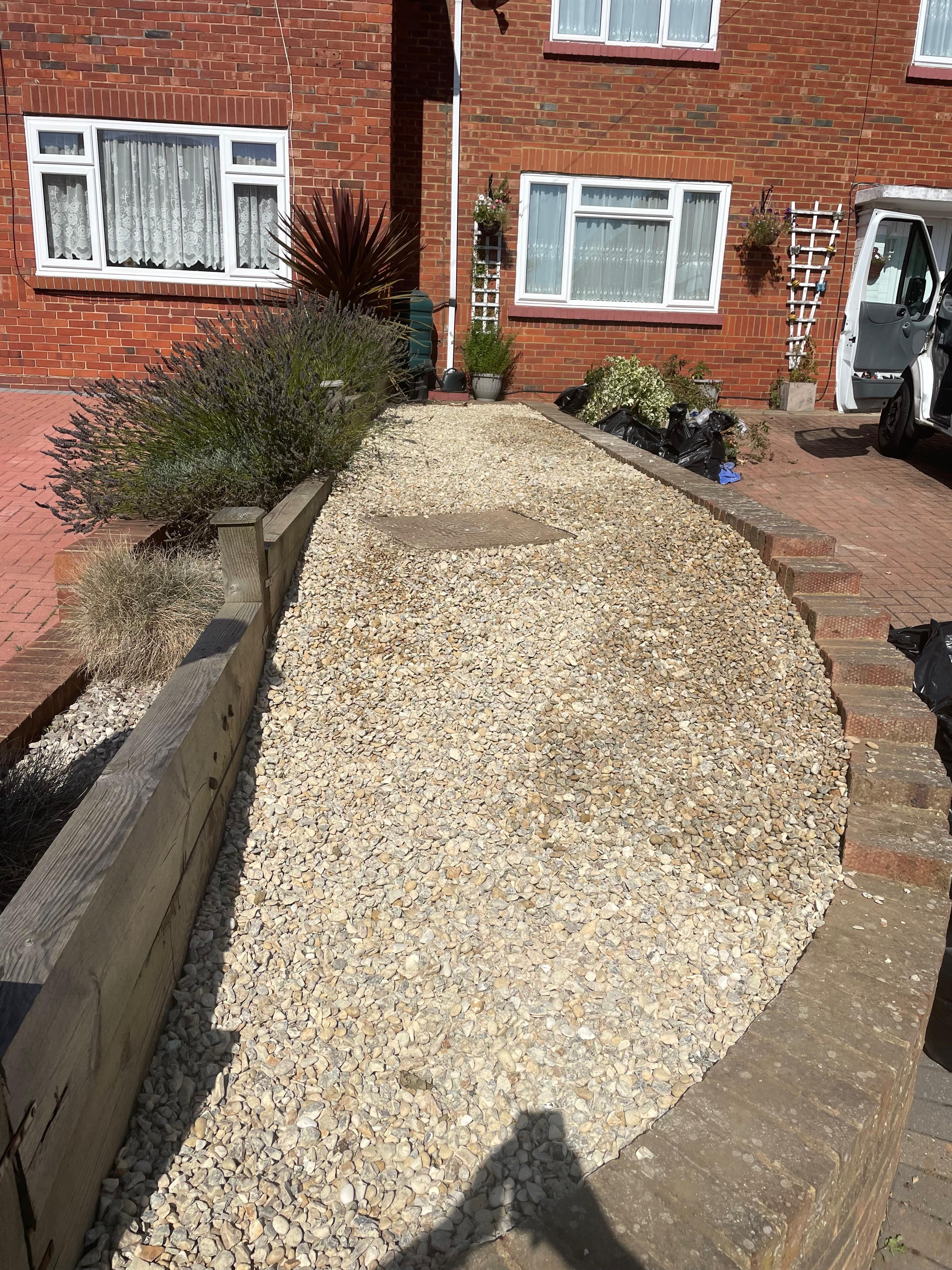 Block paved patio installed by HP Building Services Sussex